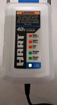 Hart 40V Rapid Fast Lithium Ion Battery Charger 