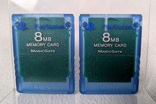 Sony PlayStation 2 8MB MagicGate Memory Cards - Island Blue 2-Pack Tested