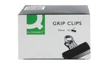 Q-Connect Grip Clip Large 70mm Black KF01290 Bulldog Foldback