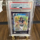 🐻🐻2024 Panini Donruss Optic - Rated Rookie Caleb Williams Purple Shock PSA 10