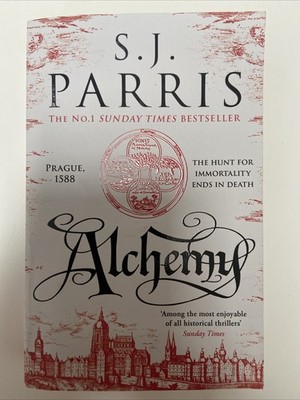 (NEW) Alchemy Prague 1588 The Hunt For Immortality by S.J. Parris (Paperback 202