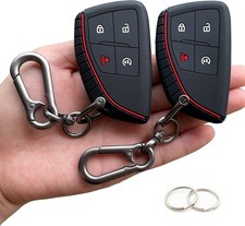 4-Button Key Fob Cover for 2023-2025 2026 Chevy Colorado Equinox Silverado GMC C