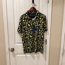 William Murray Golf Men's Medium "Lemon Drop" Polo Shirt NWT