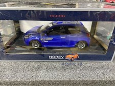 Norev 1/18 Renault Clio rs F1 team alloy car model with door openable 