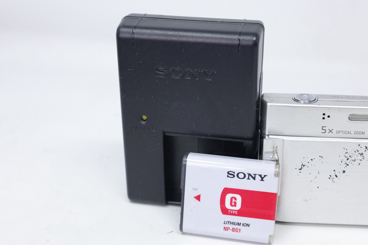 Sony Cyber-shot DSC-T100 8.1MP Digital Camera - Silver for sale