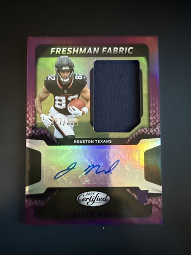 2025 Panini Certified Jaylin Noel RC patch auto /399 Houston Texans🔥