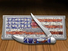 Case xx Knives Toothpick Patriotic Kirinite Handle Pocket Knife Stainless 11202