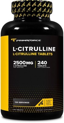 PrimaForce L-Citrulline 2500mg, 240 Tablets, 120 Servings