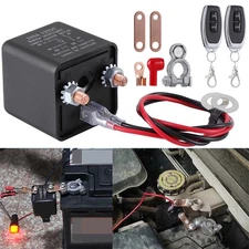 Car Battery Switch Disconnect Power Kill Master Isolator Cut -Off Remote Control