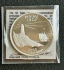1oz 999 Silver Round Maine 2003 1 OZ US 50 State Silver Commemorative