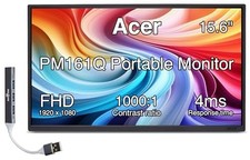 Acer PM161Q A1 16" Class LCD Monitor - 16:9 - Black um-zp1aa-103