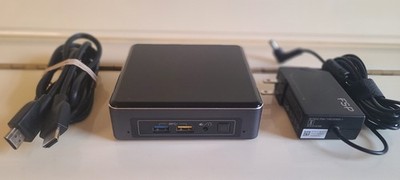 Intel NUC7i5BNK: Intel Core i5-7260U @ 2.20GHz, 16GB RAM, 256GB M.2 NVMe SSD