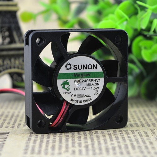 1Pcs For Sunon KDE2405PHV1 24V 1.5W 5CM 5015 2-wire Silent Cooling Fan - Afbeelding 2 van 5