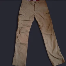 Wrangler Men's ATG Pants 32x32 Gray, Side Zip, Pockets, Stretch Nylon