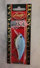 Discontinued Lucky Craft KJ Flat 1.5 Citrus Kelly Jordon Bass Fishing Crankbait