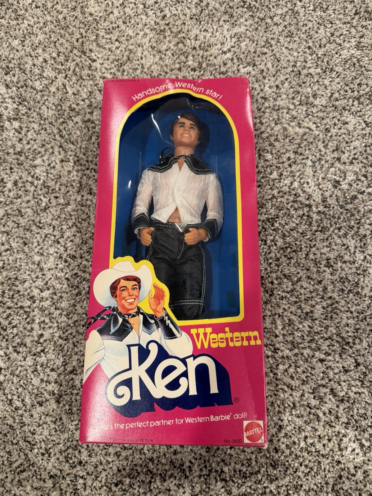 Mattel Western Barbie Ken Fashion Doll Vintage 12 Inch Origi