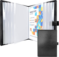 Cartella Certificata, Cartella Espositiva A4, 30 Tasche Cartelle Di Presentazion