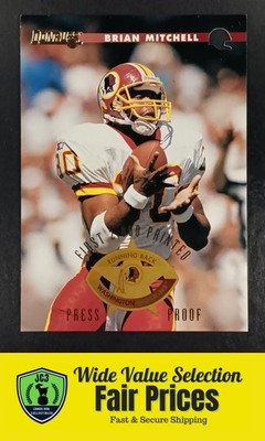 1996 Donruss Press Proofs Brian Mitchell #122 Washington Redskins Football Card