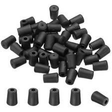 Kitchen Sink Rack Feet, 50 Pcs 4mm IDx10mm OD Rack Bottom Protector, Black