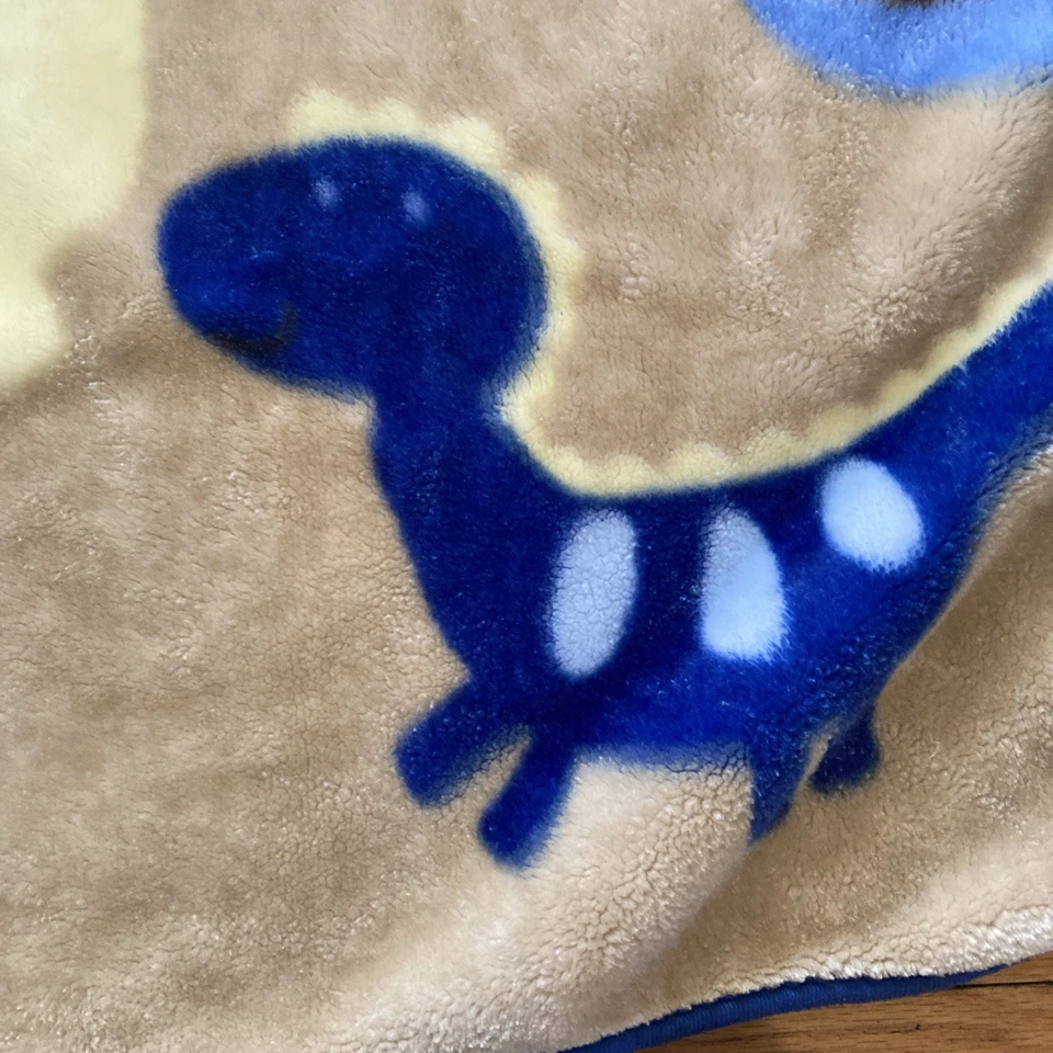 Одеяло Just Born Baby из флиса с животными динозаврами толстое плюшевое плед - Изображение 4 из 4