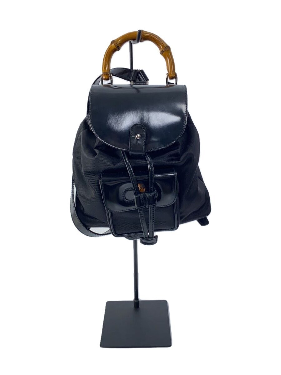 GUCCI Backpack Nylon BLK Solid - image 1