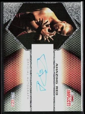 2009 TriStar TNA Impact #IA-4 Amazing Red Autograph Silver
