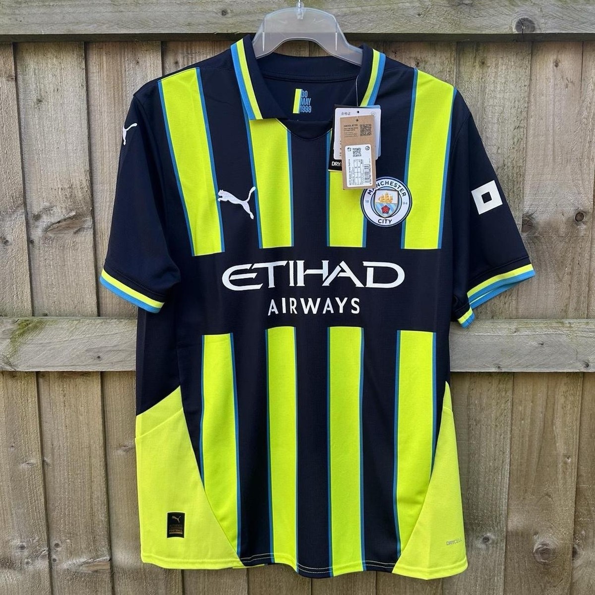 Genuine BNWT Puma Manchester City 2024/25 Away Shirt Large Mens 