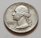 1948 S Washington Quarter 90% Silver       (X08)