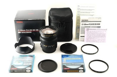 [Near MINT w/Box] Sigma 17-50mm F/2.8 EX DC OS HSM lens Canon EF Mount #1706