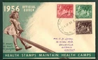 New ListingNEW ZEALAND – FDC – 1956 – HEALTH STAMP ISSUE - Scott #B49-51 – SET OF 3 STAMPS