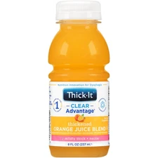 Thick-It Clear Advantage Thickened Beverage Orange 8 oz Bottle 24 Ct