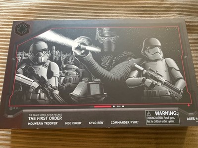 Hasbro Star Wars Black Series Action Figures Set The First Order
