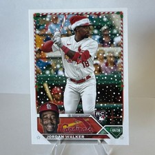 2023 Topps Holiday Jordan Walker Rookie #H154 St. Louis Cardinals Baseball Card
