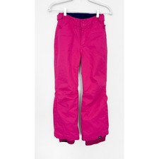 Roxy Girl's Backyard Snowboard Ski Snow Pants in Size Medium 10 Bright Pink 100