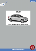 PDF Volvo S60 (01-09) Reparaturanleitung Motor 2,4 Liter Diesel 120 Kw