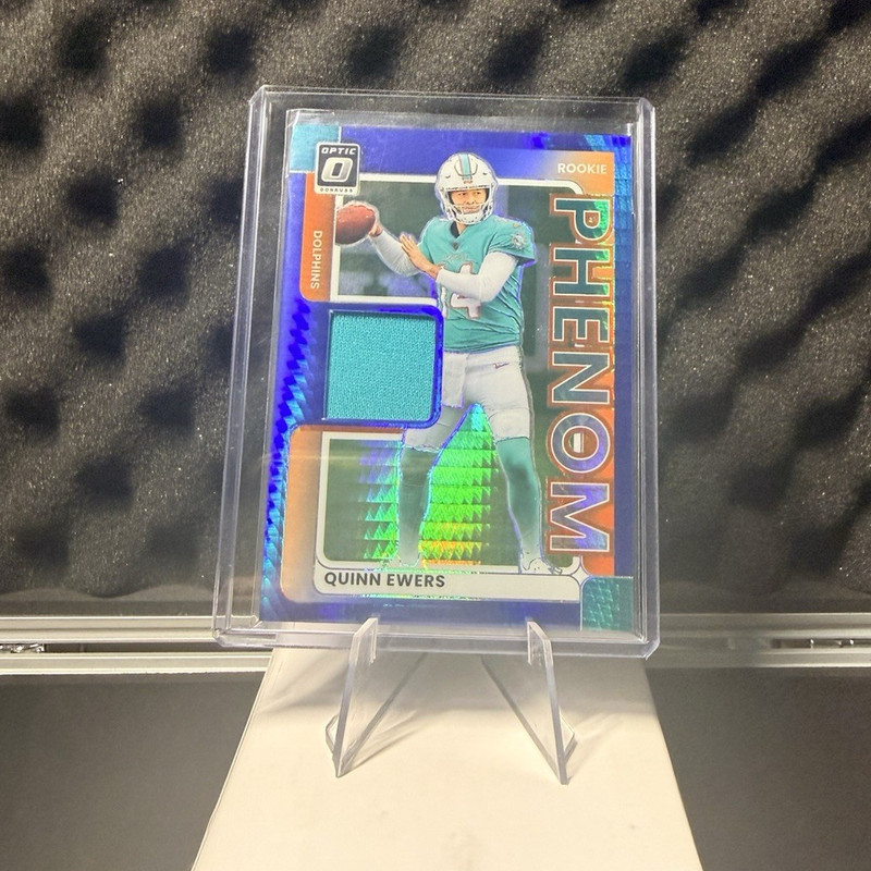Panini Donruss Optic Quinn Ewers Rookie Phenoms Prizm Mem RPBH-QES