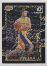 2017-18 Panini Donruss Optic Black Velocity Prizm 25/39 Brook Lopez #68 s3g