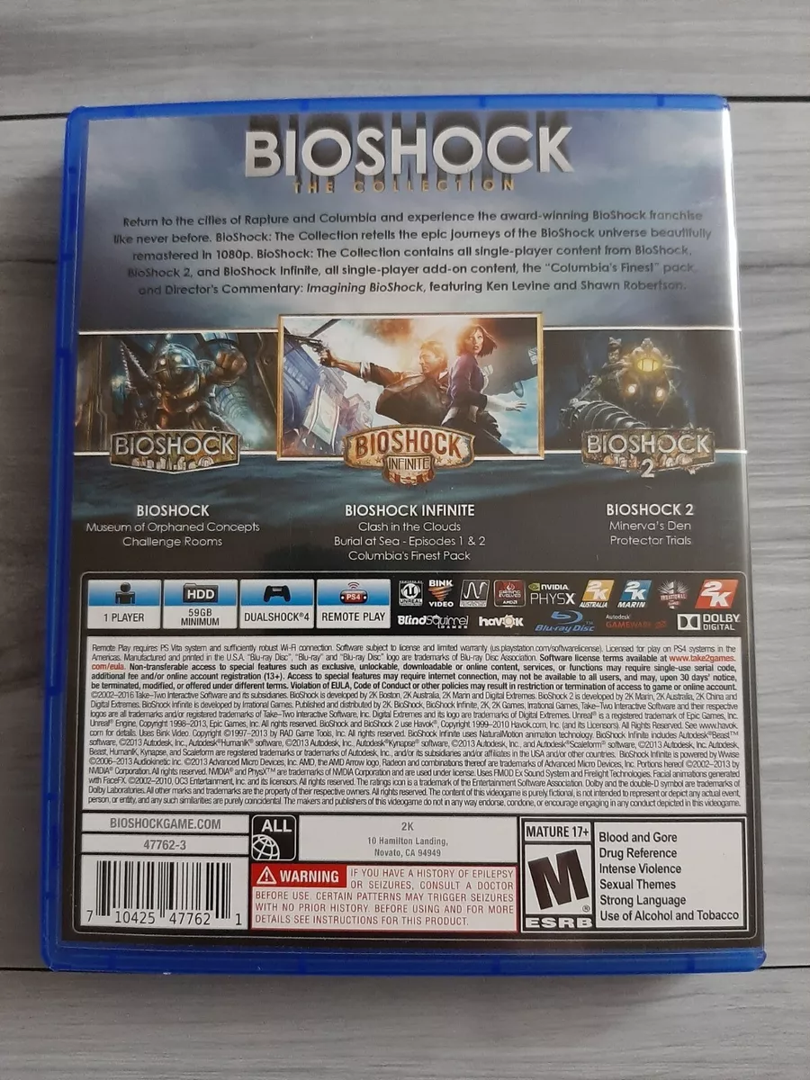 BioShock: The Collection - Sony Playstation 4, PS4