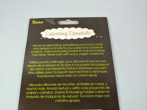 Darice Embossing Essentials Ordner 1218-107 Schmetterlinge in Ecke Scrapbooking - Bild 7 von 8