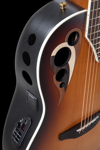 Ovation CDX40-1-G E-Acoustic Guitar Celebrity Elite Deluxe Deep Contour Sunburst - Picture 6 of 15