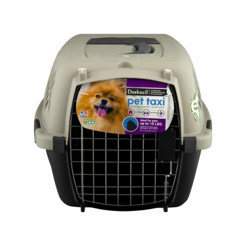 Doskocil 23 Pet Dog Cat Taxi Travel Plastic Carrier Cage Tote Kennel Crate Bag For Sale Online Ebay