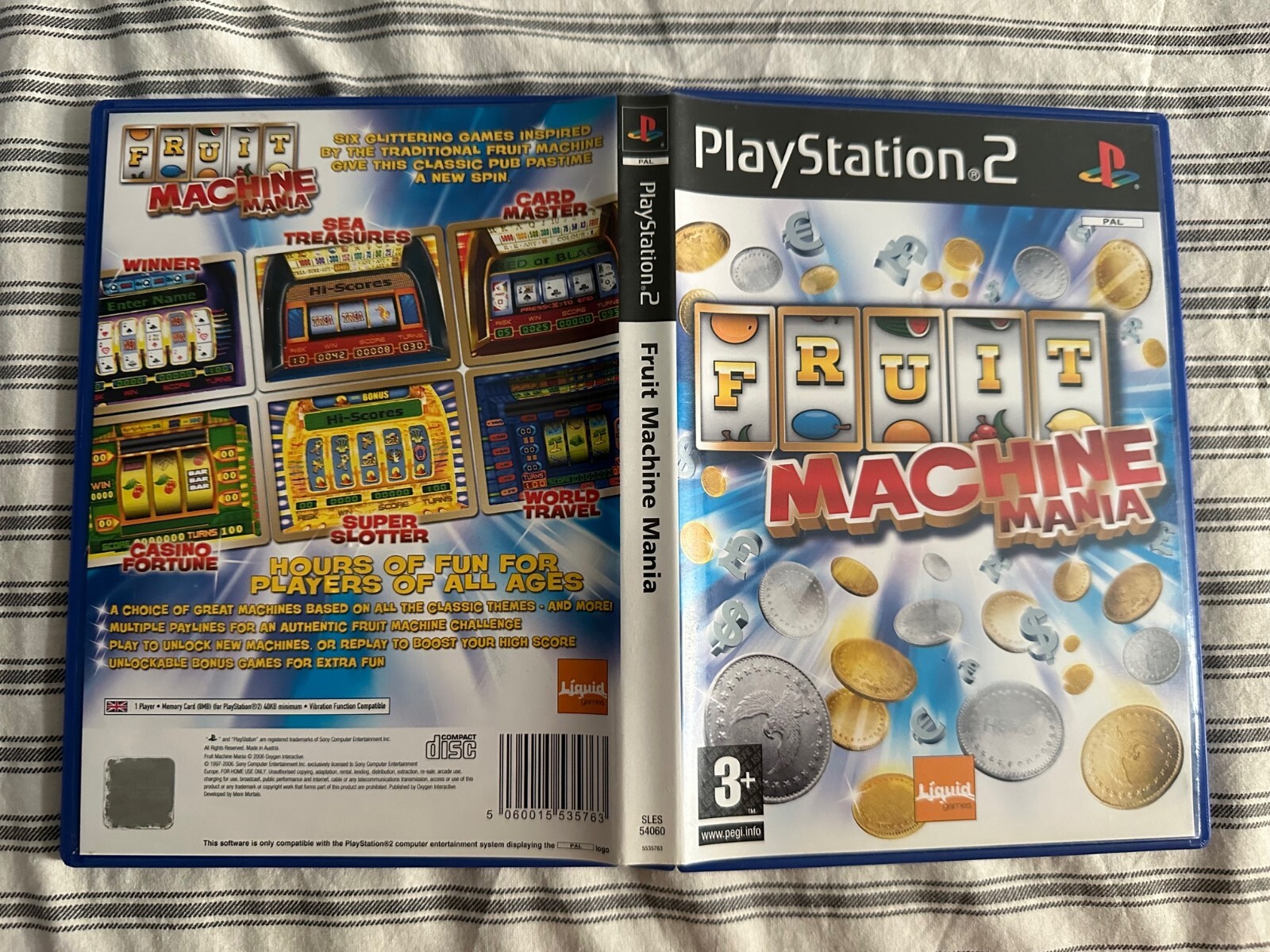 Fruit Machine Mania SONY PLAYSTATION 2 PS2 PAL European CIB UK entièrement en...