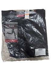 Van Heusen Men's Flex Flat Front Straight Fit Pant Size 33W x 30L In Black