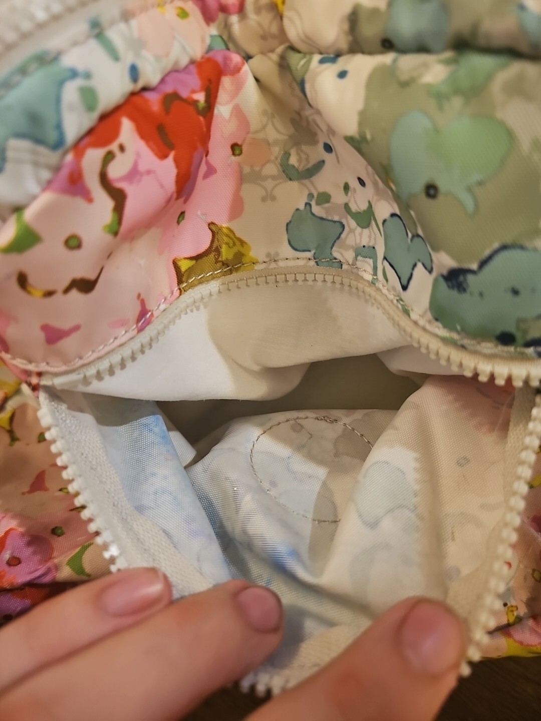 Kipling Printed Foldable Backpack Floral Flowers … - image 5