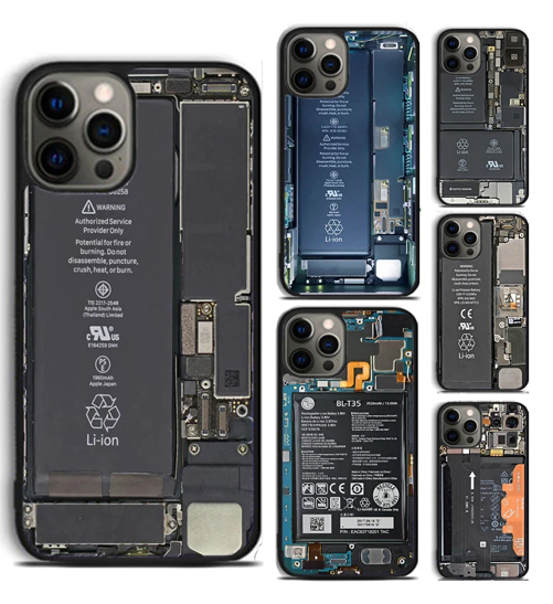 Motherboard Circuit Board Coque Cover Case For Iphone 16 Pro Max 15 14 13  12 11