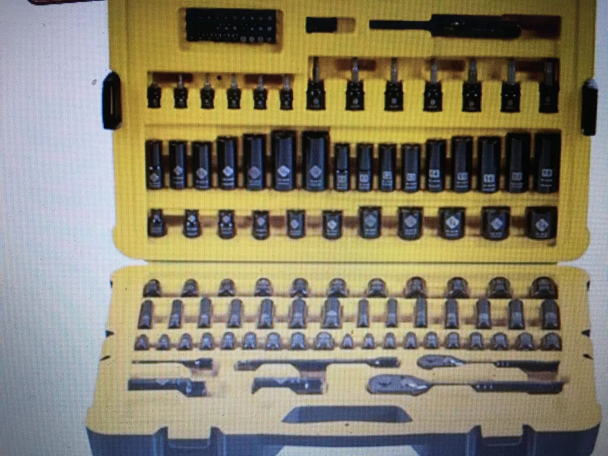 Stanley STMT71659 Professional Grade Black Chrome Socket Set 122