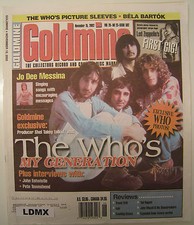 GOLDMINE MAGAZINE -  NOV 15, 2002 - THE WHO, PETE TOWNSHEND, JO DEE MESSINA
