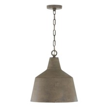 Colgante de cantera Capital Lighting 1Lt, arcilla/ - 335311CY