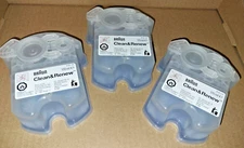 Braun Syncro Shaver System Clean And Renew Refill Cartridges, CCR2, 3 Cartridges