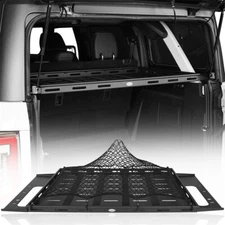Interior Cargo Basket Rack w/ Rope Net for 2021-2025 Ford Bronco 4-Door Hardtops